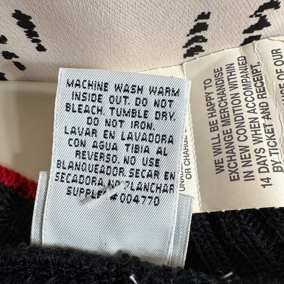 Vintage Christmas Sweater Boxy Oversized 3X Made in USA Sparkle Knit Pullover - Picture 3 of 8